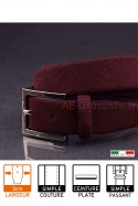 23729 Leather belt Rouge