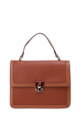 5122-BV Grained synthetic handbag
