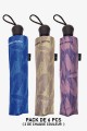 HS731 Automatic folding umbrella - DANIEL HECHTER : colour:Pack of 6