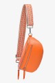 A40-RS-AG Adjustable patterned shoulder strap with silver carabiners : Shoulder strap color:039.004, Option ::With waist bag