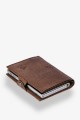 Lupel L695AV Cowhide leather wallet card holder and aluminum case with RFID protection