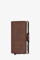 Lupel L680AV Cowhide leather wallet card holder and aluminum case with RFID protection