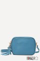 Grained Leather crossbody bag ZE-9019-G : colour:L.Blue