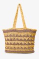 CL13012 Crocheted paper straw handbag / Beach bag