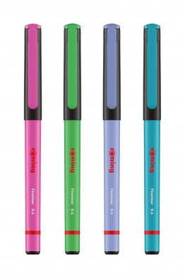 rOtring Fineliner Felt tip pen 4 Assorted color 0.4mm