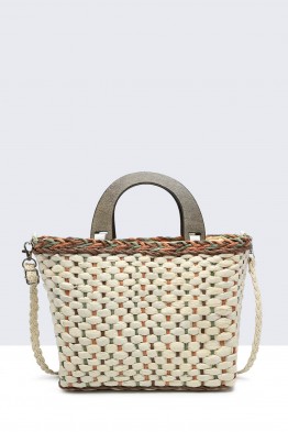 83001-BV Paper straw handbag