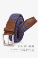ZSP-357-B000 Braided elastic belt - Bicolor : Colors:B000-011