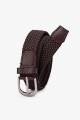 ZSP-357-2-5 Braided elastic belt : colour:Marron foncé