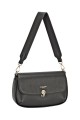 CM7103 David Jones shoulder bag with flap : colour:Black