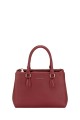 CM7111 David Jones lady style Handbag : colour:Bordeaux foncé