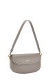 CM7150 David Jones Shoulder Bag with Flap : colour:Elephant Grey