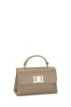 CM7211 David Jones Small Handbag with Flap : colour:Taupe