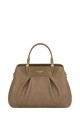 CM7227 David Jones Pleated Lady Handbag : colour:Camel
